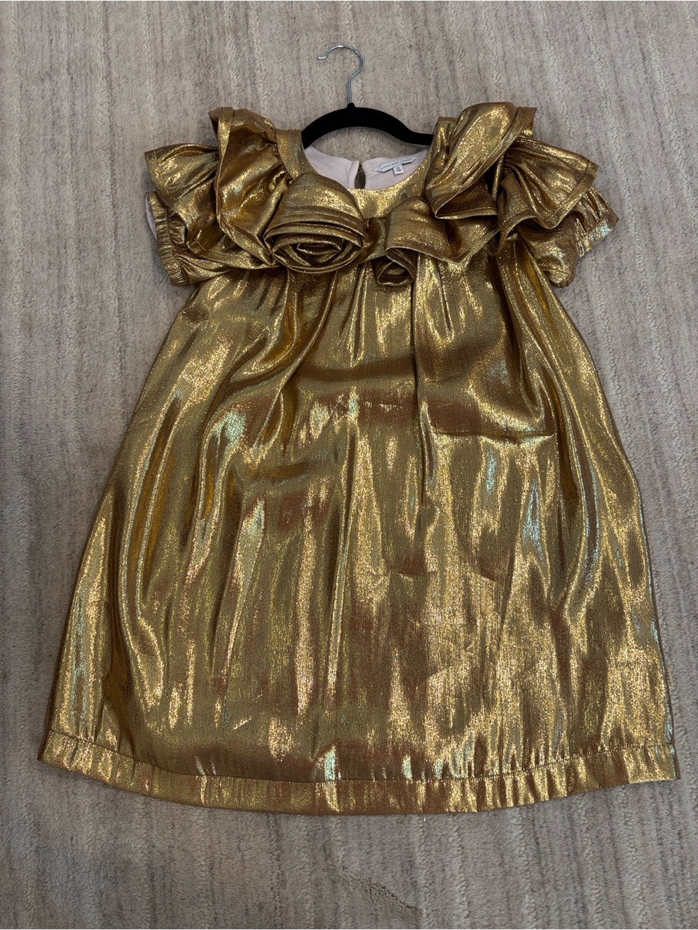 Little Marc Jacobs gold dress